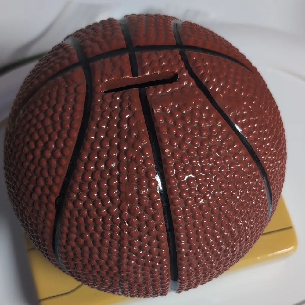 Basketball Shaped Coin Bank